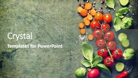  Presentation with rustic healthy - Audience pleasing PPT theme consisting of the garden background layout backdrop and a gray colored foreground