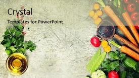  Presentation with rustic healthy - Amazing PPT theme having the garden background layout backdrop and a soft green colored foreground