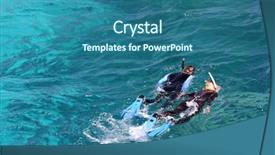  Presentation with alexander the great - Colorful presentation theme enhanced with the great barrier reef backdrop and a ocean colored foreground