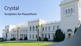  Presentation with war history - Audience pleasing presentation consisting of the historic yalta conference backdrop and a  colored foreground