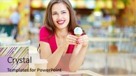  Presentation with rest - PPT layouts featuring the ice cream bar background and a lemonade colored foreground