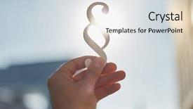  Presentation with idea - Presentation theme with the idea of law background and a light gray colored foreground