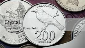  Presentation with bali - Cool new presentation design with the indonesian 200 rupiah backdrop and a light gray colored foreground