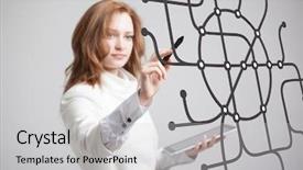  Presentation with planner - Amazing presentation design having the interactive subway map backdrop and a light gray colored foreground