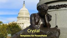  Presentation with capitol - Slides with the james a garfield background and a tawny brown colored foreground