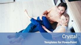  Presentation with jeans - Colorful slide set enhanced with the kitchen love affair backdrop and a  colored foreground