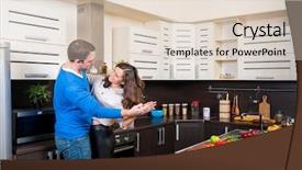  Presentation with couple dance - Amazing slides having the kitchen preparing dinner backdrop and a lemonade colored foreground
