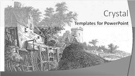  Presentation with performance - Theme having the-left-a-watermill-near background and a white colored foreground