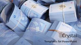  Presentation with ringgit malaysia - Slide set with close up of the malaysia background and a light blue colored foreground