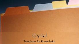  Presentation with manila - Presentation with the manila card folder background and a gold colored foreground