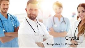  Presentation with peer - Presentation having the medical center peer background and a soft green colored foreground