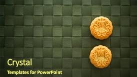  Presentation with traditional chinese character - Amazing slides having the mid-autumn festival backdrop and a tawny brown colored foreground