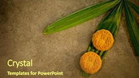  Presentation with traditional chinese character - Colorful slides enhanced with the mid-autumn festival backdrop and a tawny brown colored foreground