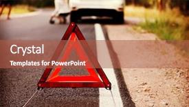  Presentation with triangle - Cool new presentation with the middle of forrest backdrop and a red colored foreground