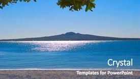  Presentation with new zealand - Cool new slides with the mission bay auckland backdrop and a teal colored foreground