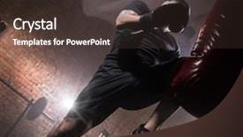  Presentation with impact - Slide deck having the moment of impact background and a tawny brown colored foreground