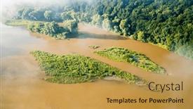  Presentation with fog - Slide deck consisting of the-morning-a-thick-white background and a gold colored foreground