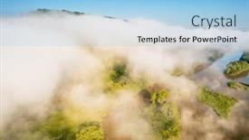  Presentation with fog - PPT layouts featuring the-morning-a-thick-white background and a light blue colored foreground