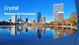  Presentation with plain blue clear sky - Cool new slide set with drugs - capsule of green herbal supplement backdrop and a white colored foreground