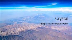  Presentation with afghanistan - Beautiful PPT theme featuring the mountains of afghanistan backdrop and a light blue colored foreground