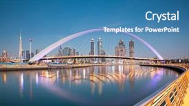  Presentation with dubai - Amazing slide set having the newly built tolerance backdrop and a teal colored foreground