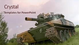  Presentation with missile - Slides enhanced with the offensive in vietnam background and a lemonade colored foreground