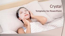  Presentation with asian - Colorful presentation theme enhanced with the paper mask ans backdrop and a lemonade colored foreground