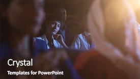  Presentation with audience - Cool new slides with the presentation with audience backdrop and a wine colored foreground