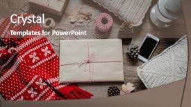  Presentation with packaging - PPT layouts enhanced with the process of packaging background and a violet colored foreground