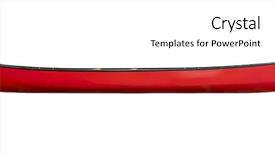  Presentation with cans canned tuna isolated - Slide set consisting of the red tandem canoe background and a white colored foreground