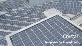  Presentation with solar system - Cool new slides with the roof top building backdrop and a gray colored foreground