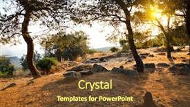  Presentation with mythology - PPT layouts consisting of the sanctuary of poseidon background and a tawny brown colored foreground