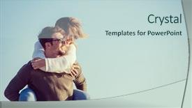  Presentation with give first and u will get back - Theme consisting of the sea autumn time background and a lemonade colored foreground