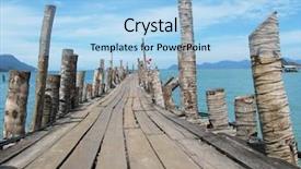  Presentation with malaysia flag - Audience pleasing presentation theme consisting of the sea langkawi malaysia backdrop and a light blue colored foreground