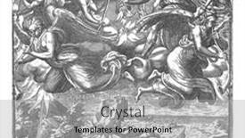  Presentation with angel trumpet - Slide deck having the-seventh-seal background and a light gray colored foreground