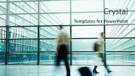  Presentation with shanghai - Cool new theme with the shanghai pudong airport backdrop and a cool aqua colored foreground