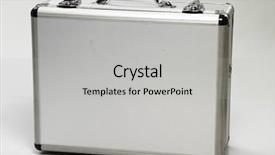  Presentation with case - Colorful theme enhanced with the silver brief case backdrop and a light gray colored foreground