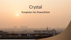  Presentation with brussels - Cool new slide deck with the skyline of brussels backdrop and a lemonade colored foreground