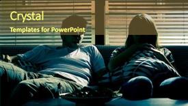  Presentation with electricity - Slide deck enhanced with the sofa without electricity background and a tawny brown colored foreground