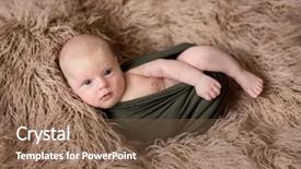  Presentation with dark blue green - Amazing PPT theme having the soft light brown backdrop and a tawny brown colored foreground