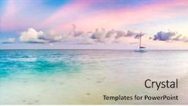  Presentation with south beach - Slides with the south east coast background and a soft green colored foreground