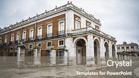  Presentation with royal - Cool new PPT theme with the spanish royal family backdrop and a  colored foreground