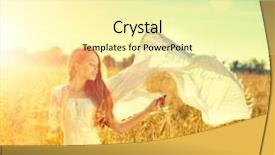  Presentation with free nature - Cool new presentation with wing up people - beauty girl outdoors enjoying nature backdrop and a blonde colored foreground