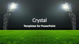 Presentation with football stadium - Cool new slides with the stadium abstract football or soccer backgrounds backdrop and a dark gray colored foreground