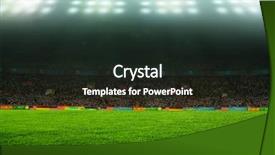  Presentation with stadium - Beautiful presentation design featuring the stadium abstract football or soccer backgrounds backdrop and a wine colored foreground