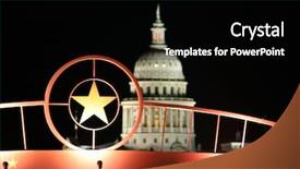  Presentation with texas flag - Cool new presentation design with the star of texas backdrop and a black colored foreground