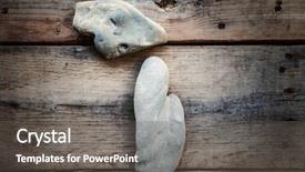  Presentation with rocks - Slide set with the state of michigan background and a dark gray colored foreground