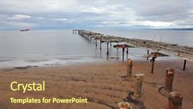  Presentation with strait - PPT layouts enhanced with the strait of magellan background and a  colored foreground