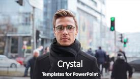  Presentation with women glass ceiling business cartoon - Beautiful presentation theme featuring the street and looking backdrop and a dark gray colored foreground