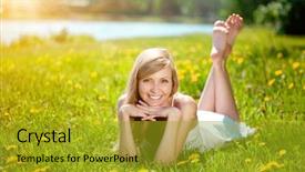  Presentation with dentistry - Cool new presentation theme with the subject of dentistry backdrop and a  colored foreground